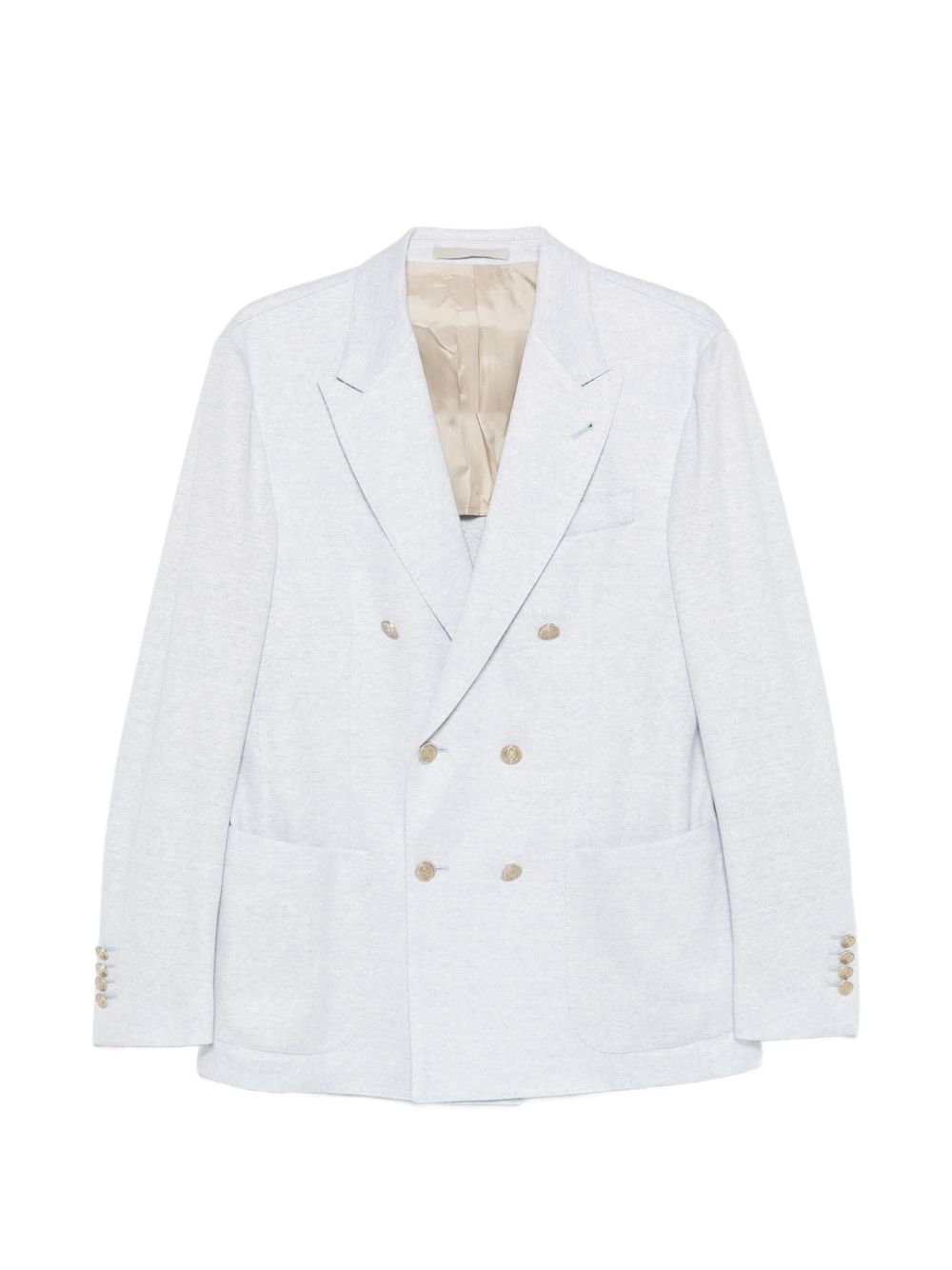 Blazer doppiopetto con bottoni in blu Eleventy - uomo 