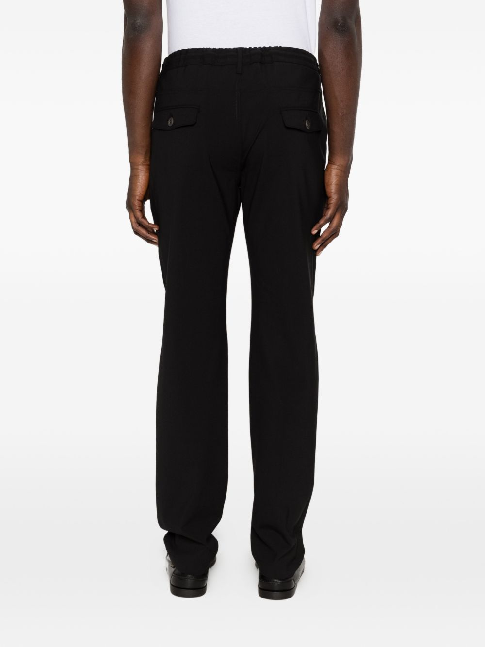 Pantaloni con coulisse in nero Eleventy - uomo 