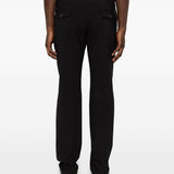 Pantaloni con coulisse in nero Eleventy - uomo 