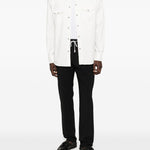 Pantaloni con coulisse in nero Eleventy - uomo 