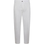 Pantaloni plissé in bianco Eleventy - uomo 