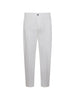 Men's white Eleventy pleated trousers