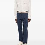 Pantaloni affusolati in blu Eleventy - uomo 