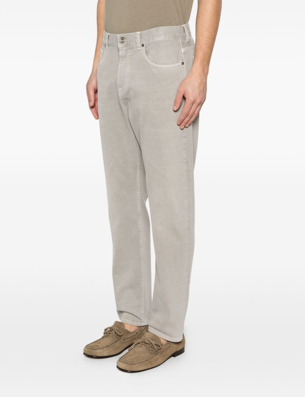 Jeans con tasche in ecrù Eleventy - uomo 