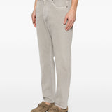 Jeans con tasche in ecrù Eleventy - uomo 
