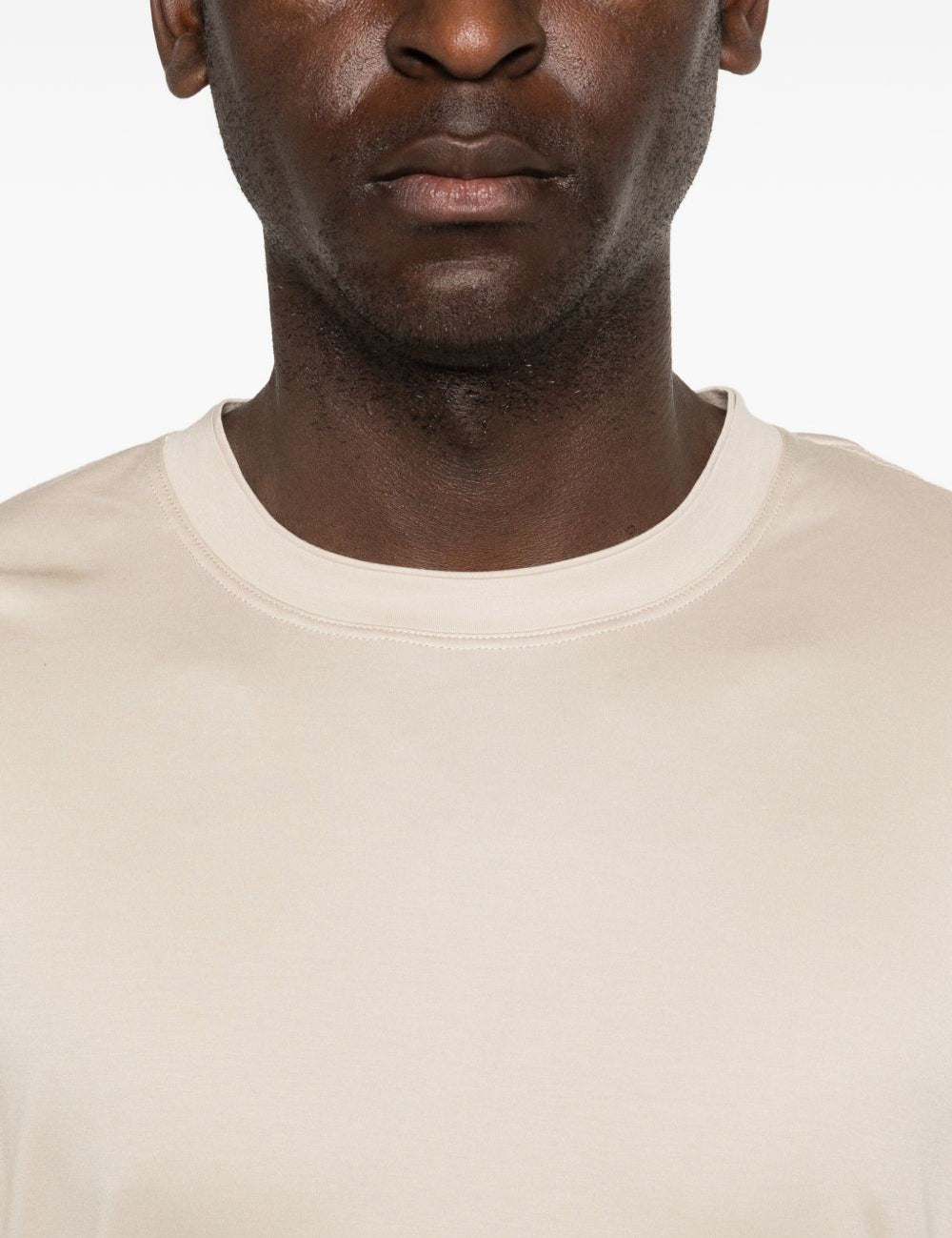 T-shirt girocollo in beige Eleventy - uomo 