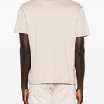 T-shirt girocollo in beige Eleventy - uomo 