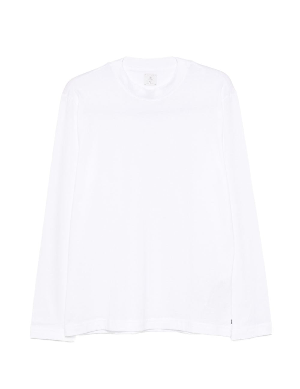 T-shirt a maniche lunghe in bianco Eleventy - uomo 