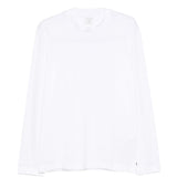 T-shirt a maniche lunghe in bianco Eleventy - uomo 