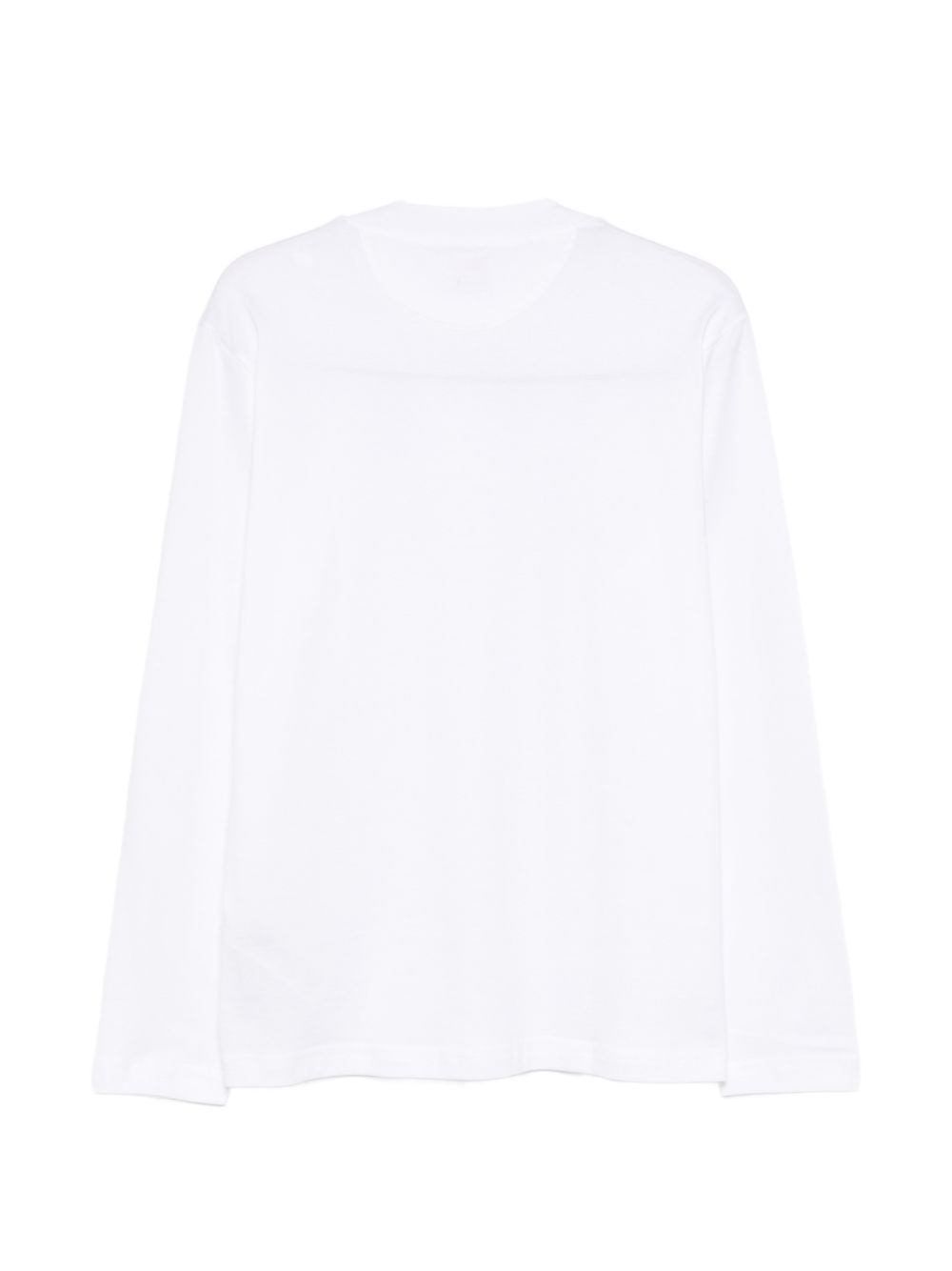 T-shirt a maniche lunghe in bianco Eleventy - uomo 