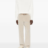 Maglia girocollo in bianco e beige Eleventy - uomo 