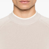 Maglia con design a strati in beige Eleventy - uomo 
