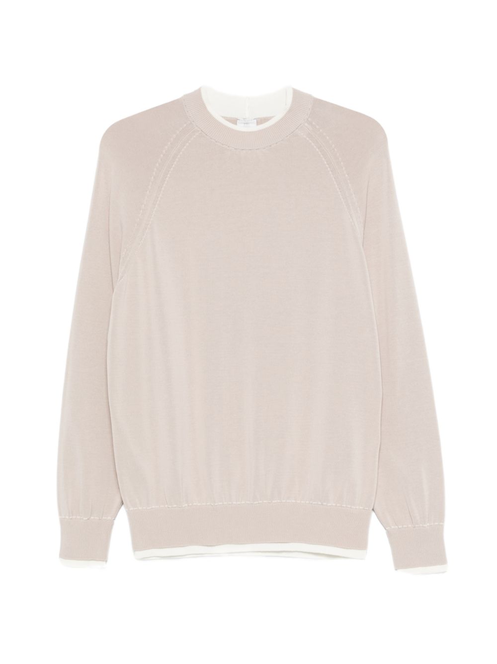 Maglia con design a strati in beige Eleventy - uomo 