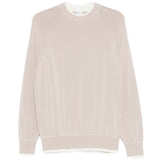 Maglia con design a strati in beige Eleventy - uomo 