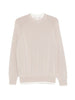 Layered design jumper in beige by Eleventy - men