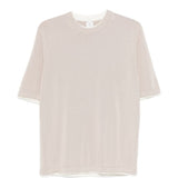 Maglione con scollo rotondo e rifiniture in beige Eleventy - uomo 