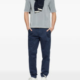 T-shirt in maglia a coste in azzurro Eleventy - uomo 