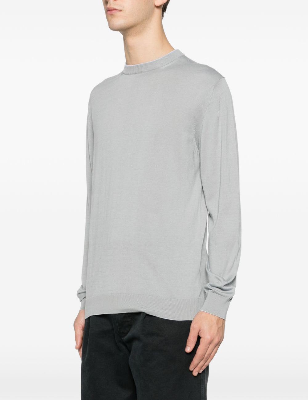 Maglia con design a strati in grigio Eleventy - uomo 