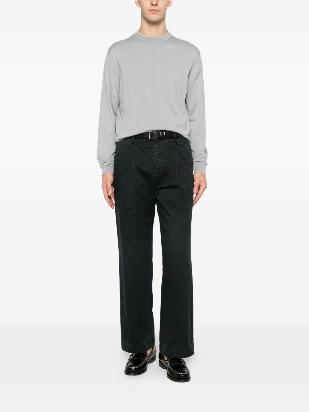 Maglia con design a strati in grigio Eleventy - uomo 