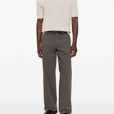 Polo con zip in beige Eleventy - uomo 