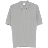 Polo con zip in grigio Eleventy - uomo 