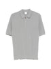 Eleventy Grey Zip Polo Shirt - Men's