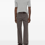 Polo con zip in grigio Eleventy - uomo 