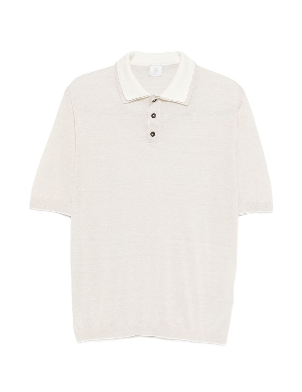 Polo con bottoni e collo in bianco Eleventy - uomo 