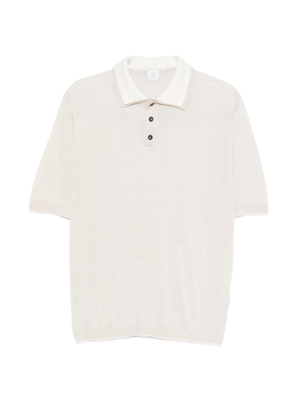 Polo con bottoni e collo in bianco Eleventy - uomo 