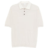Polo con bottoni e collo in bianco Eleventy - uomo 