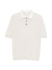 Men's White Eleventy Button-Down Polo Shirt