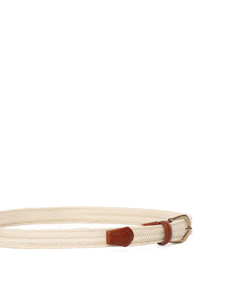 Cintura intrecciata in beige Eleventy - uomo 