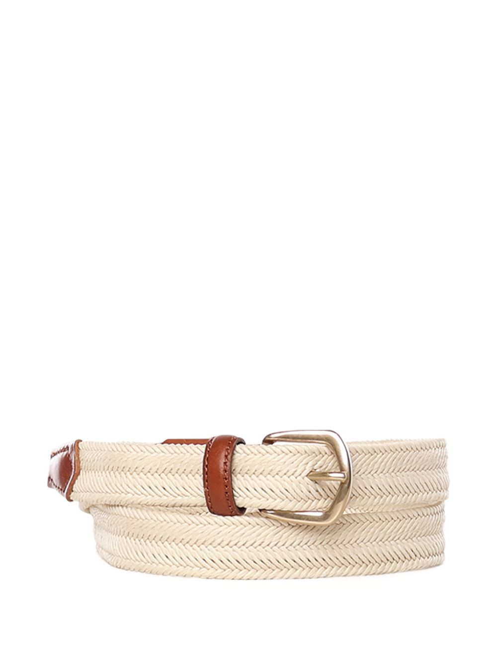 Cintura intrecciata in beige Eleventy - uomo 