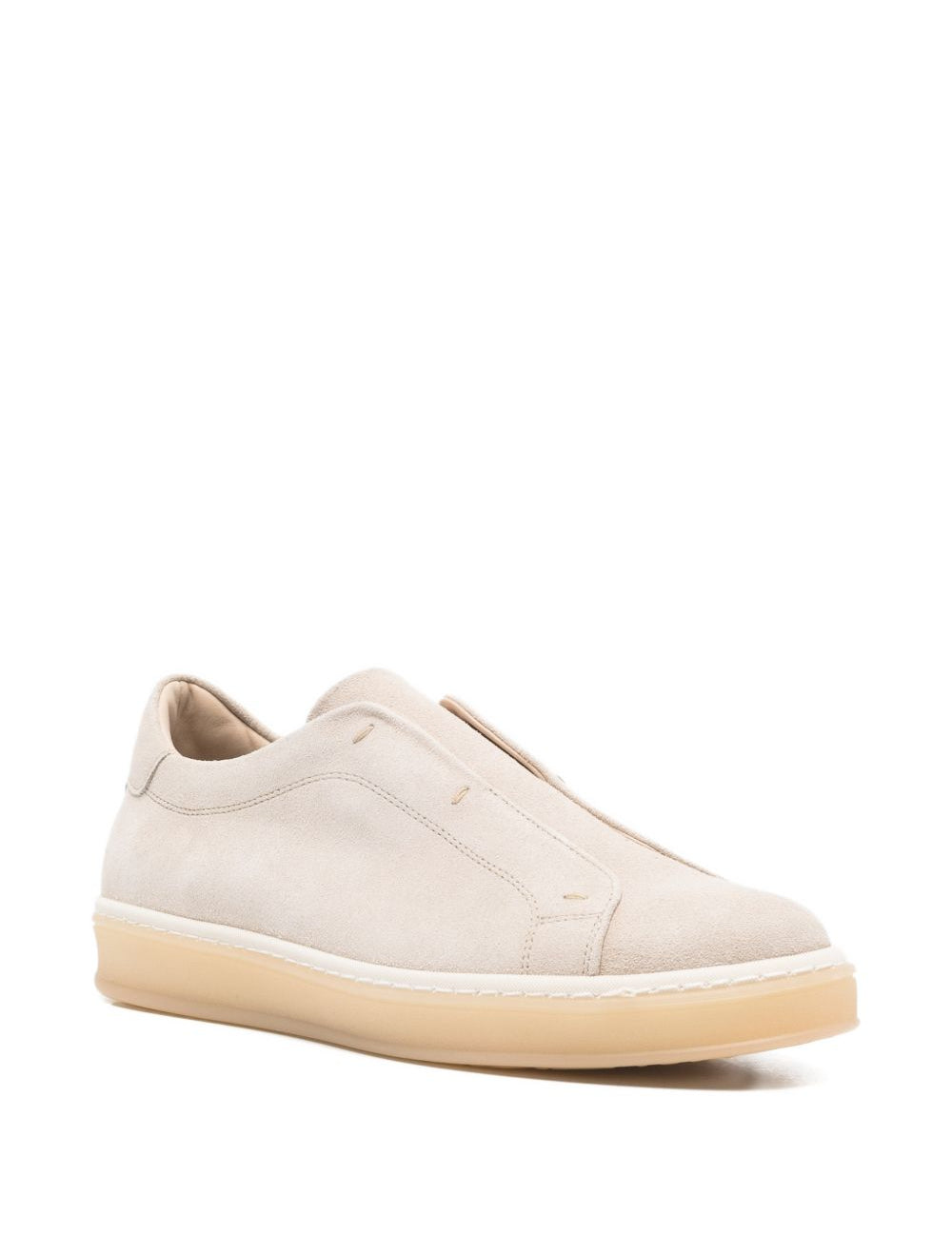 Sneakers slip-on in avorio Eleventy - uomo 