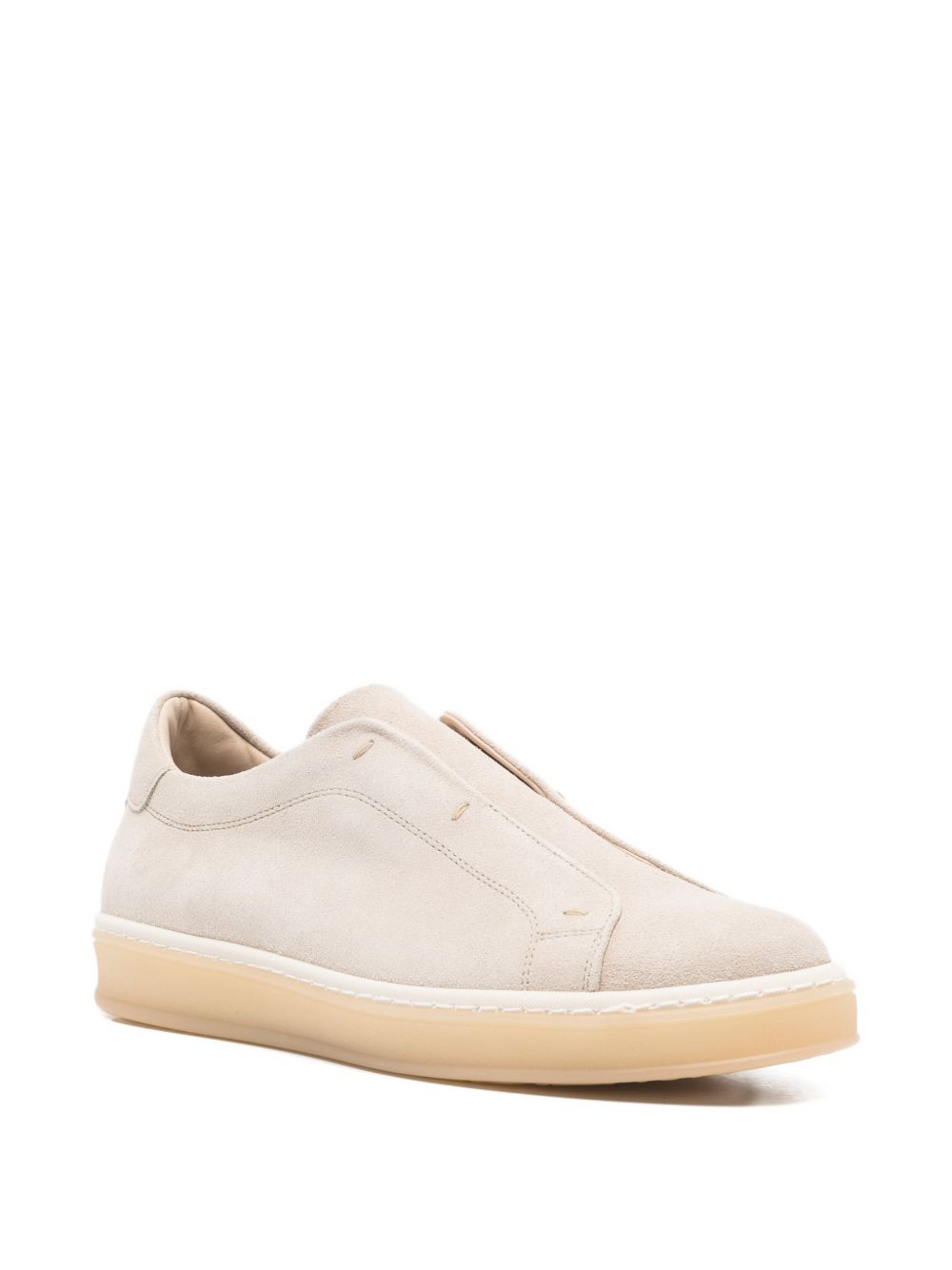 Sneakers slip-on in avorio Eleventy - uomo 