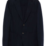 Blazer con applicazione in blu Eleventy - uomo 