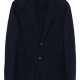 Blazer con applicazione in blu Eleventy - uomo 