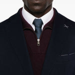 Blazer con applicazione in blu Eleventy - uomo 