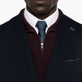 Blazer con applicazione in blu Eleventy - uomo 