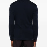 Blazer con applicazione in blu Eleventy - uomo 