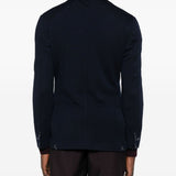 Blazer con applicazione in blu Eleventy - uomo 