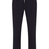 Pantaloni in lana elasticizzata in blu Eleventy - uomo 