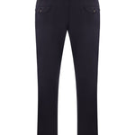 Pantaloni in lana elasticizzata in blu Eleventy - uomo 