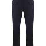 Pantaloni in lana elasticizzata in blu Eleventy - uomo 
