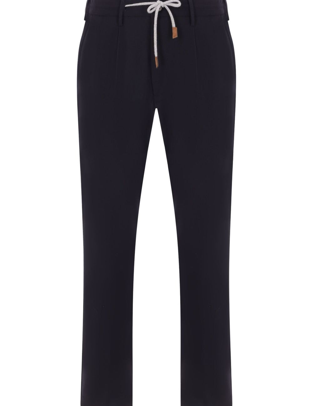 Pantaloni in lana elasticizzata in blu Eleventy - uomo 