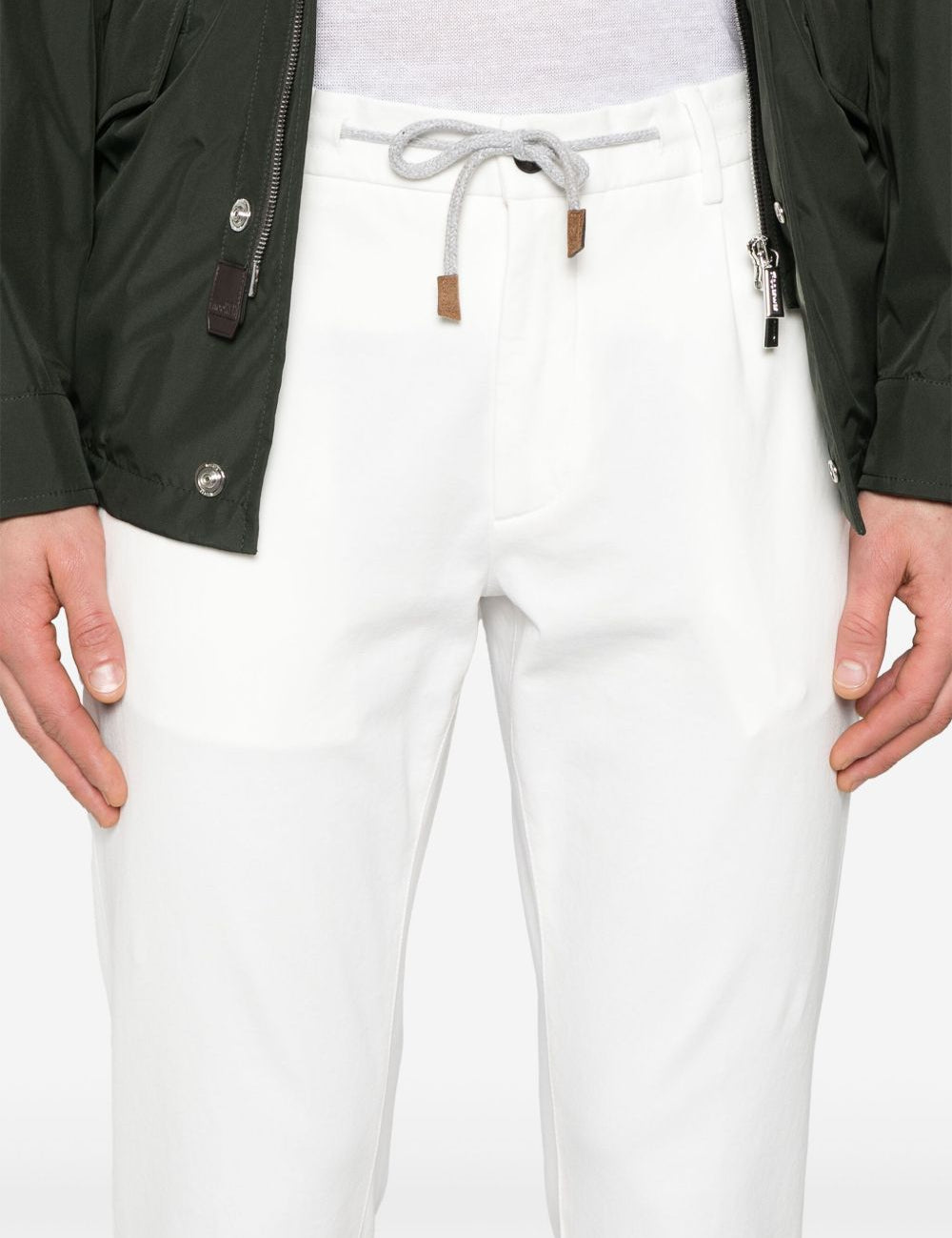 Pantaloni affusolati in bianco Eleventy - uomo 