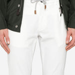 Pantaloni affusolati in bianco Eleventy - uomo 