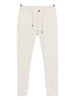 Men's Eleventy light beige drawstring trousers