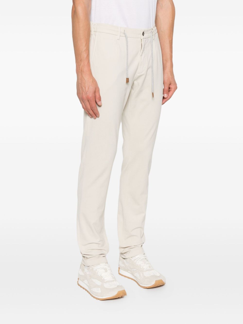 Pantaloni con coulisse in beige chiaro Eleventy - uomo 