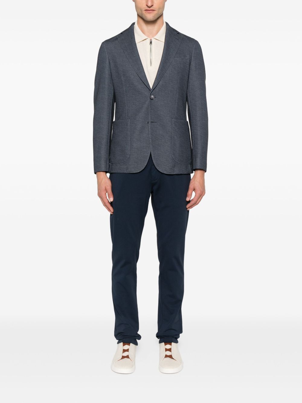 Pantaloni con coulisse in blu navy Eleventy - uomo 
